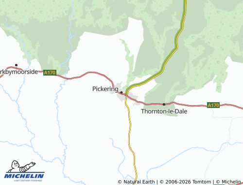 Carte MICHELIN Pickering - ViaMichelin