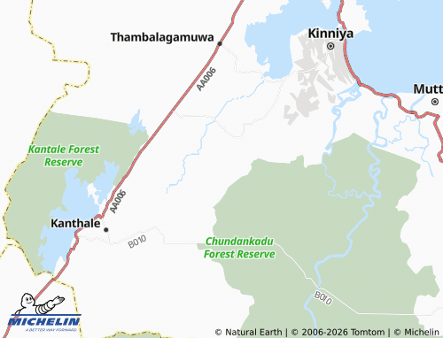 Mappa MICHELIN Wanela West - ViaMichelin