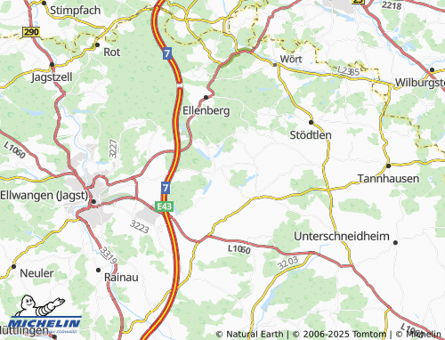 MICHELIN-Landkarte Hirlbach - ViaMichelin