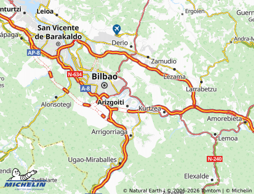 Mappa MICHELIN Doneztebe - ViaMichelin
