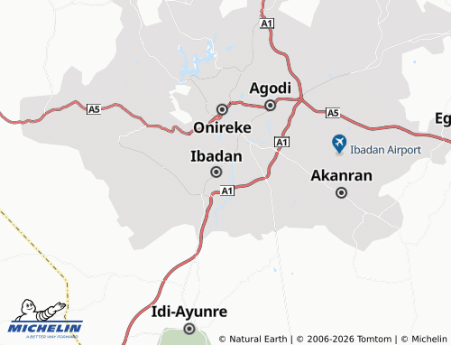 Mappa MICHELIN Olorunsogo - ViaMichelin