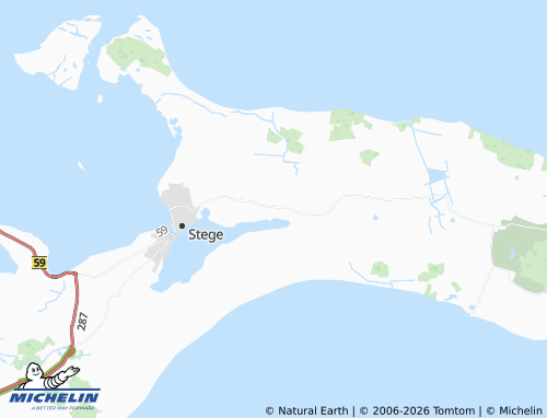 MICHELIN Keldby map - ViaMichelin