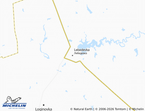 MICHELIN-Landkarte Lebedevka - ViaMichelin