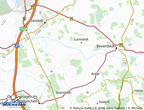 MICHELIN Hollen map - ViaMichelin