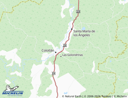 Carte MICHELIN Canoas de Arriba - ViaMichelin