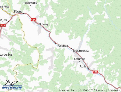 MICHELIN-Landkarte Cuchiniș - ViaMichelin