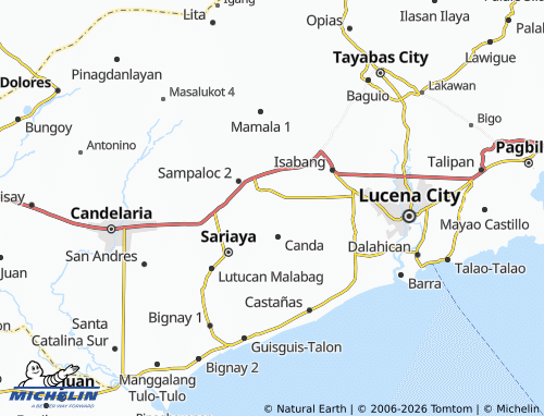 MICHELIN Tumbaga 1 map - ViaMichelin