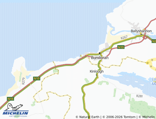 Mappa MICHELIN Tullaghan - ViaMichelin