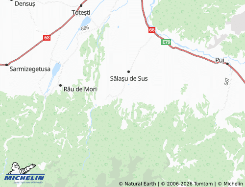 MICHELIN Mălăiești map - ViaMichelin