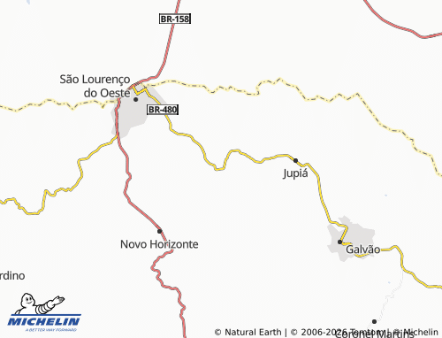 Mapa MICHELIN Frederico Wastner - ViaMichelin