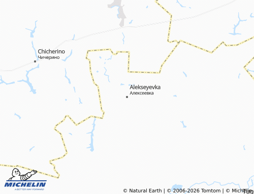 Carte MICHELIN Alekseyevka - ViaMichelin