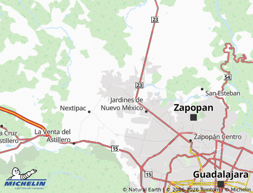 Mappa MICHELIN Privada Los Manzanos - ViaMichelin