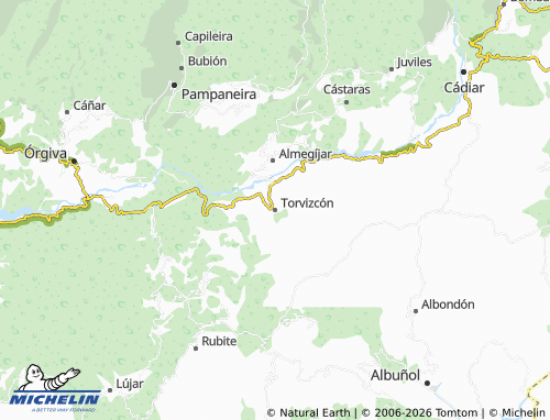 Mappa MICHELIN Torvizcón - ViaMichelin