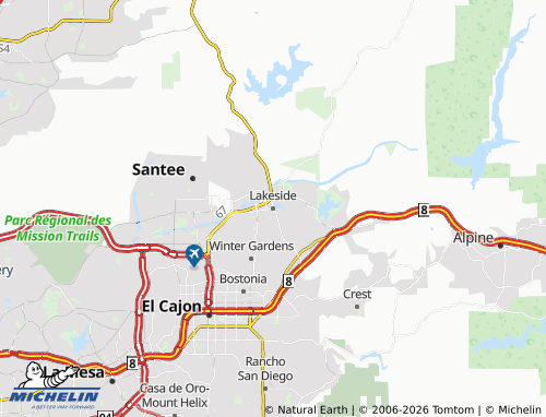 Mappa MICHELIN Lakeside - ViaMichelin