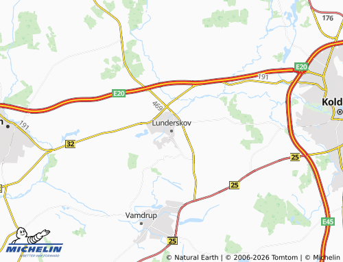 MICHELIN-Landkarte Lunderskov - ViaMichelin
