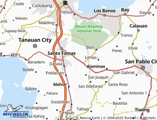 MICHELIN San Pablo map - ViaMichelin