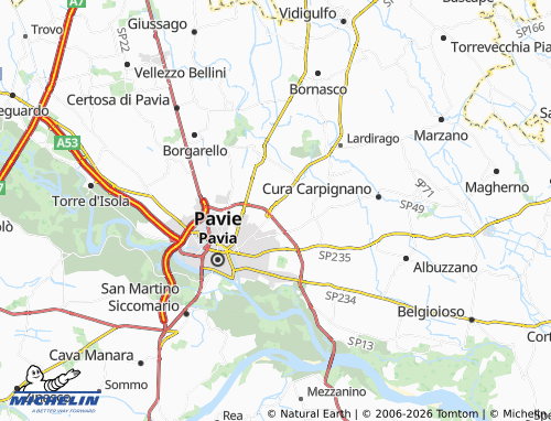 MICHELIN Ca' della Terra map - ViaMichelin