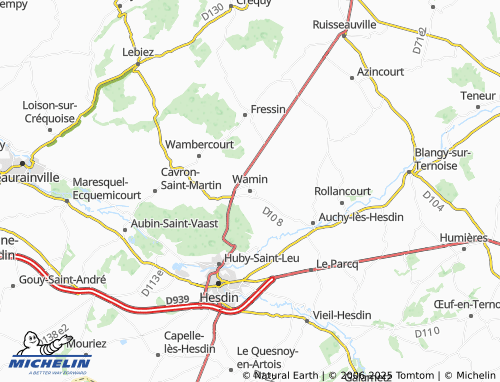 MICHELIN Wamin map - ViaMichelin