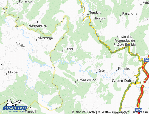 MICHELIN Meã map - ViaMichelin