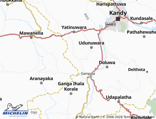 Mapa MICHELIN Liyangaha Watta - ViaMichelin