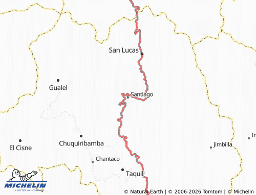MICHELIN Santiago map - ViaMichelin