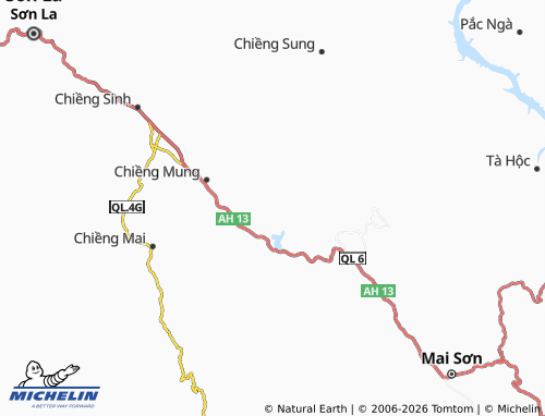 Mapa MICHELIN Mường Bon - ViaMichelin