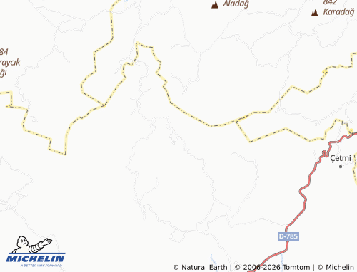 MICHELIN Çobanlar map - ViaMichelin