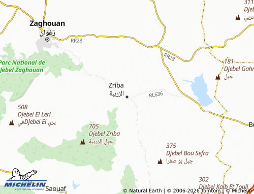 MICHELIN-Landkarte al-Zareebah - ViaMichelin