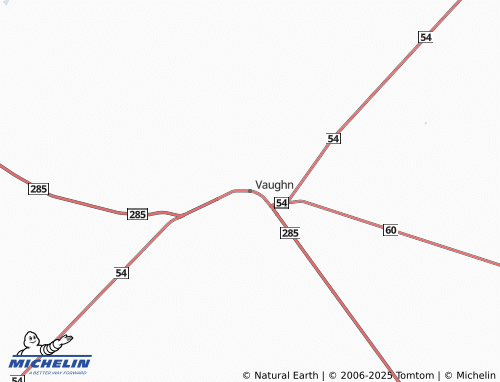 Mapa MICHELIN Vaughn - ViaMichelin