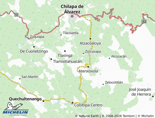 MICHELIN Acalco map - ViaMichelin