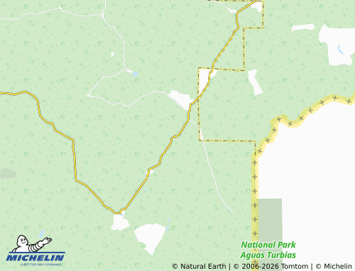 MICHELIN Ojo de Agua map - ViaMichelin