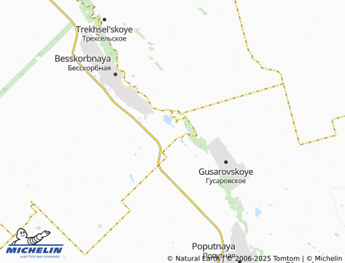 MICHELIN Novovoskresenskiy map - ViaMichelin