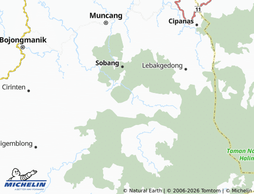 MICHELIN-Landkarte Sindanglaya - ViaMichelin