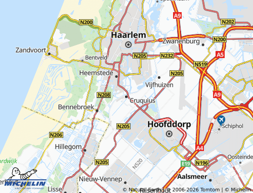Mapa MICHELIN Cruquius - ViaMichelin