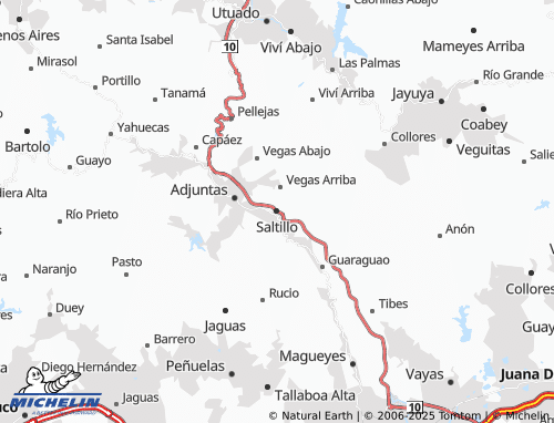 MICHELIN Saltillo map - ViaMichelin
