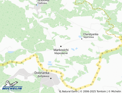 MICHELIN Markovichi map - ViaMichelin