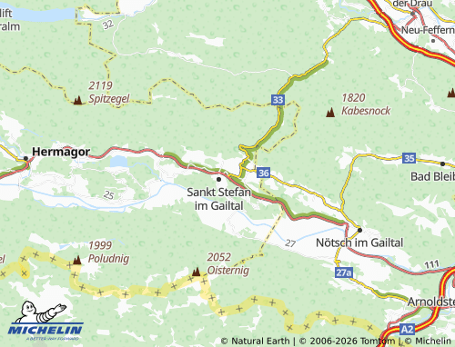 MICHELIN Bach map - ViaMichelin