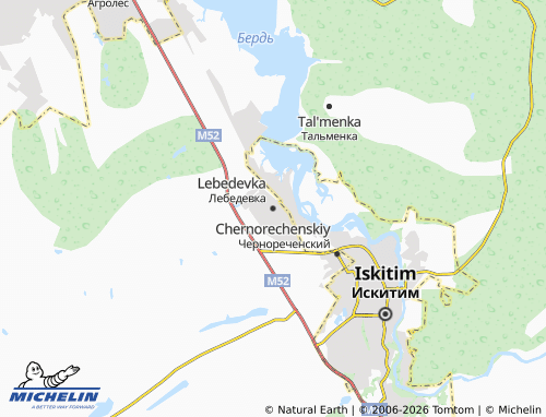 MICHELIN-Landkarte Lebedevka - ViaMichelin