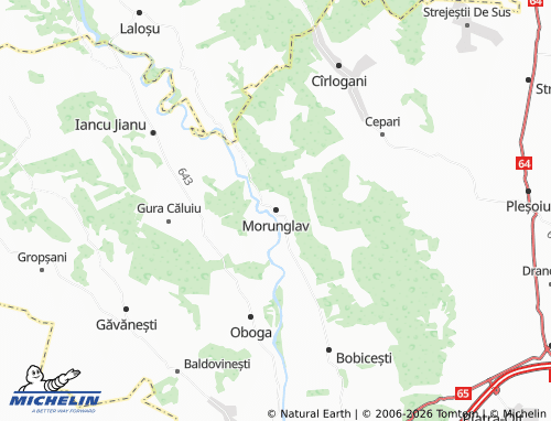 Kaart MICHELIN Morunglav - ViaMichelin
