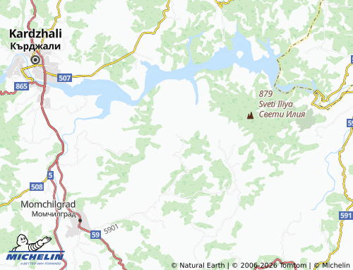 MICHELIN-Landkarte Bivolyane - ViaMichelin