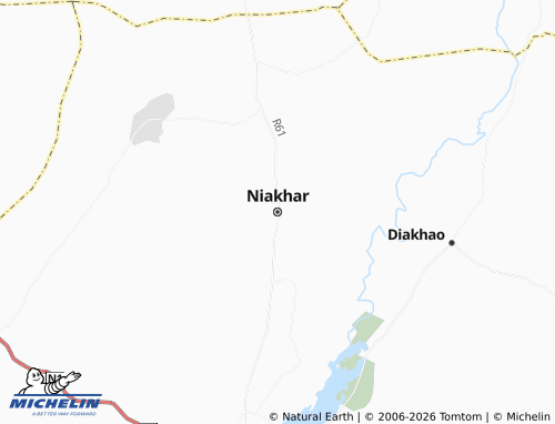 Mapa MICHELIN Niakhar - ViaMichelin