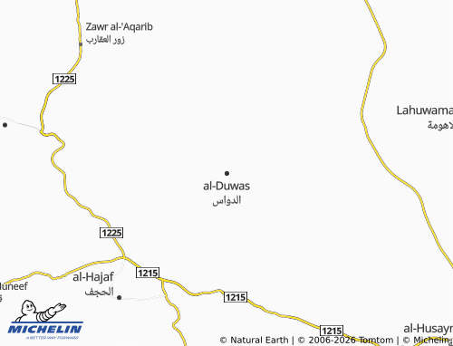 MICHELIN-Landkarte al-Duwas - ViaMichelin