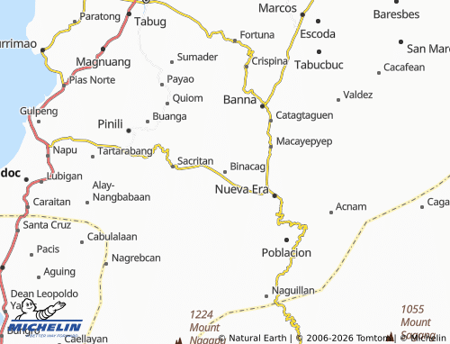 MICHELIN Binacag map - ViaMichelin