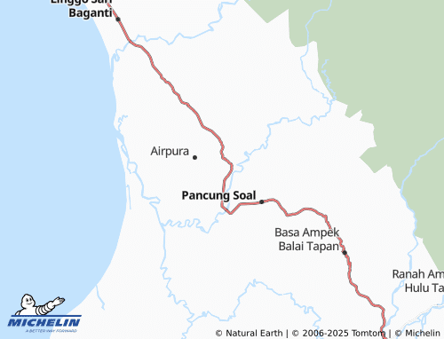 MICHELIN Tanah Bakali Inderapura map - ViaMichelin