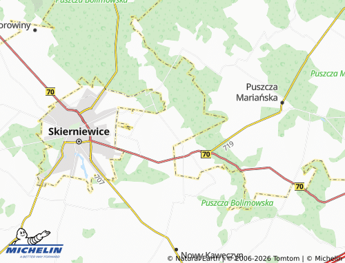 Carte MICHELIN Samice - ViaMichelin
