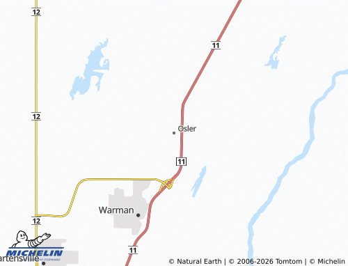MICHELIN Osler map - ViaMichelin