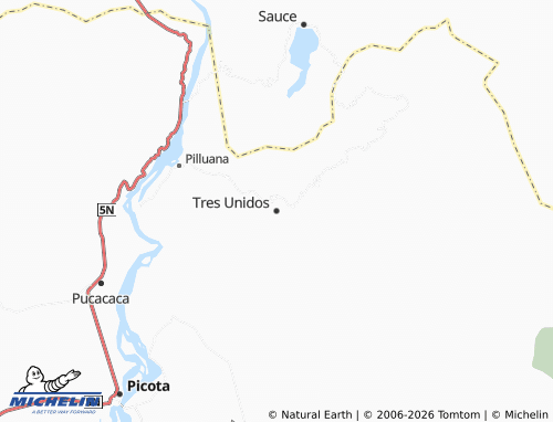 Mappa MICHELIN Tres Unidos - ViaMichelin