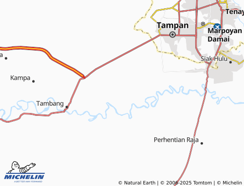 MICHELIN Terantang map - ViaMichelin