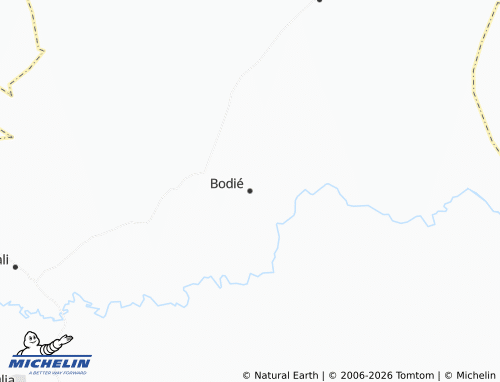 MICHELIN Bodié map - ViaMichelin