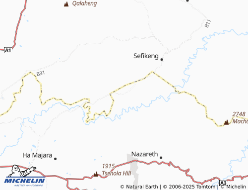 MICHELIN Ha Kopano Matsoso map - ViaMichelin